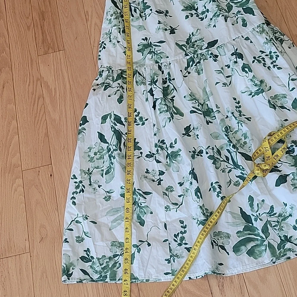 Abercrombie & Fitch Bow Back Poplin Maxi Dress With Pockets